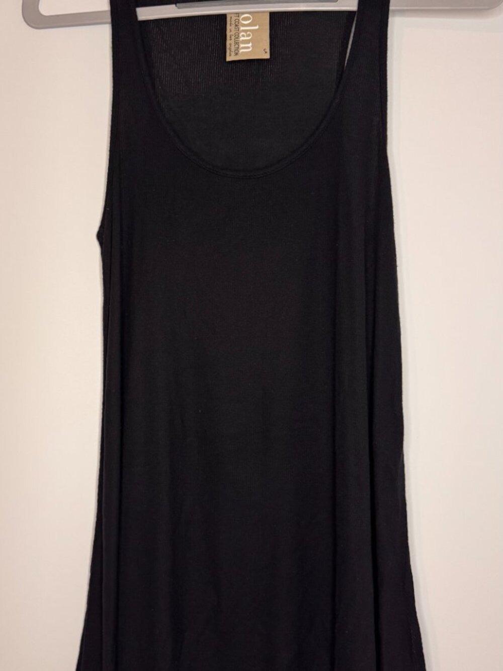 Dolan Left Coast Collection Ribbed Tank - Black - Small